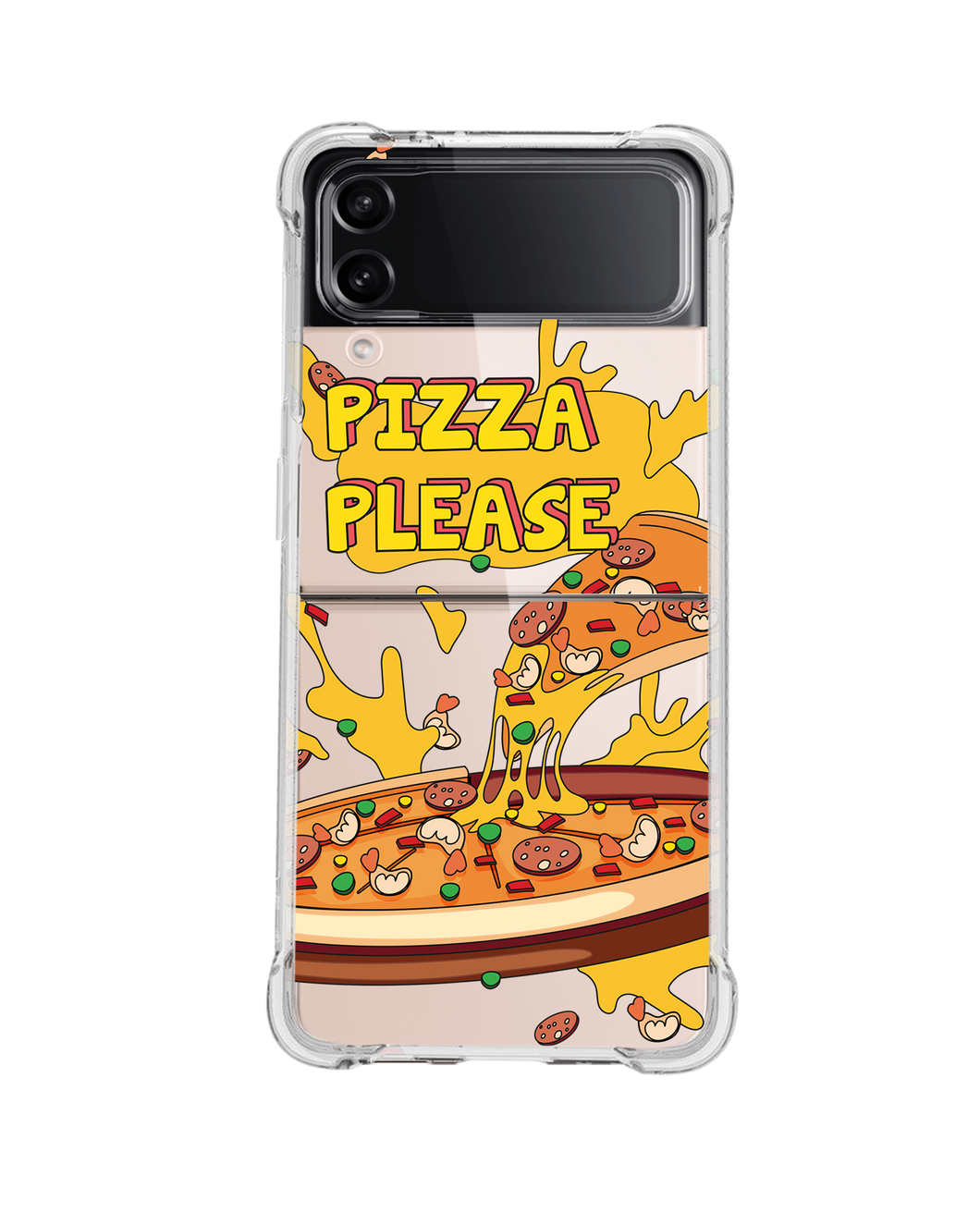 Android Flip / Fold Case - Pizza Please