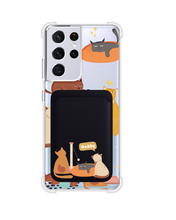 Load image into Gallery viewer, Android Magnetic Wallet Case - Playful Cat 1.0
