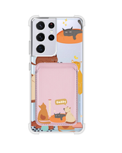 Load image into Gallery viewer, Android Magnetic Wallet Case - Playful Cat 1.0
