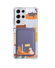 Load image into Gallery viewer, Android Magnetic Wallet Case - Playful Cat 1.0
