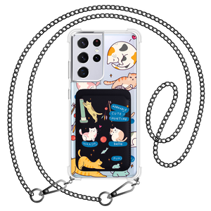 Android Magnetic Wallet Case - Playful Cat 2.0