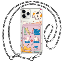 Load image into Gallery viewer, iPhone Magnetic Wallet Case - Playful Cat 2.0
