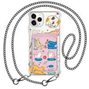 iPhone Magnetic Wallet Case - Playful Cat 2.0