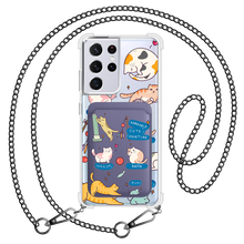 Load image into Gallery viewer, Android Magnetic Wallet Case - Playful Cat 2.0
