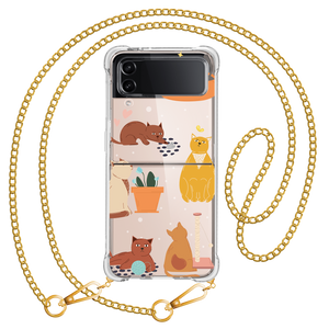 Android Flip / Fold Case - Playful Cat 1.0