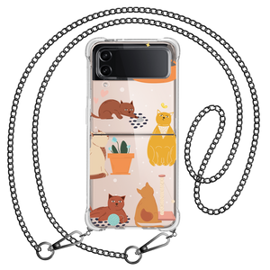 Android Flip / Fold Case - Playful Cat 1.0