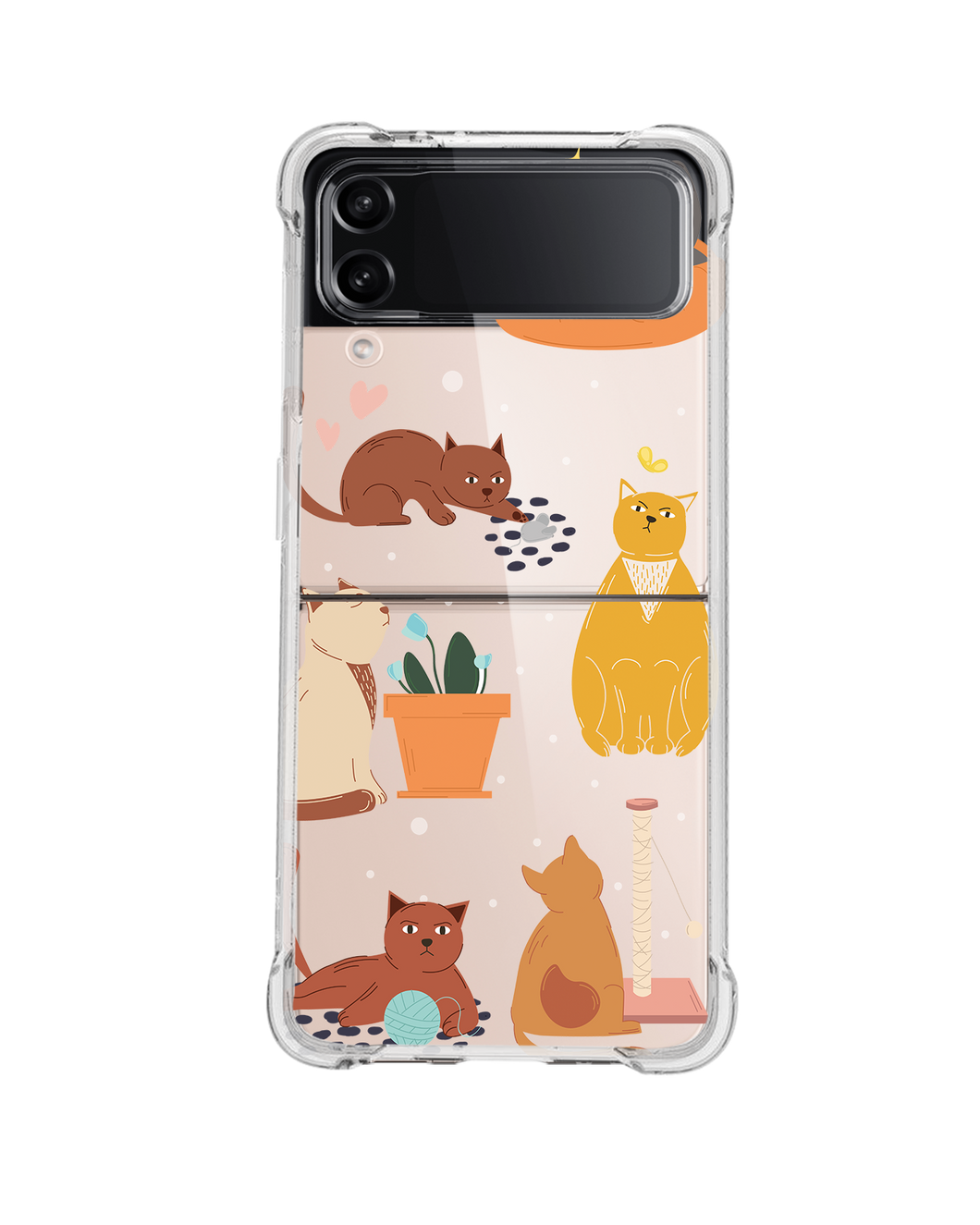 Android Flip / Fold Case - Playful Cat 1.0