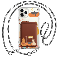 Load image into Gallery viewer, iPhone Magnetic Wallet Case - Playful Cat 1.0
