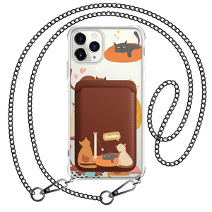 iPhone Magnetic Wallet Case - Playful Cat 1.0