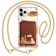 Load image into Gallery viewer, iPhone Magnetic Wallet Case - Playful Cat 1.0
