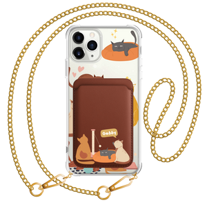 iPhone Magnetic Wallet Case - Playful Cat 1.0