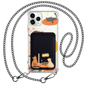 iPhone Magnetic Wallet Case - Playful Cat 1.0