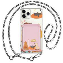 Load image into Gallery viewer, iPhone Magnetic Wallet Case - Playful Cat 1.0
