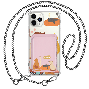 iPhone Magnetic Wallet Case - Playful Cat 1.0