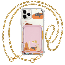 Load image into Gallery viewer, iPhone Magnetic Wallet Case - Playful Cat 1.0
