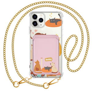 iPhone Magnetic Wallet Case - Playful Cat 1.0