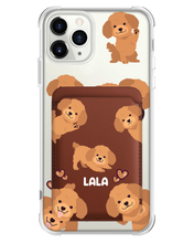 Load image into Gallery viewer, iPhone Magnetic Wallet Case - Poodle Squad 1.0
