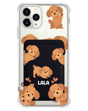 Load image into Gallery viewer, iPhone Magnetic Wallet Case - Poodle Squad 1.0
