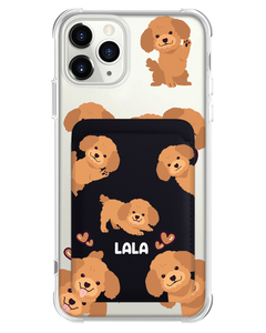 iPhone Magnetic Wallet Case - Poodle Squad 1.0