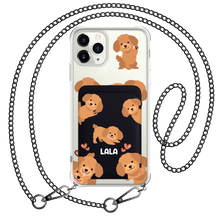 Load image into Gallery viewer, iPhone Magnetic Wallet Case - Poodle Squad 1.0
