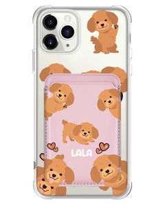 iPhone Magnetic Wallet Case - Poodle Squad 1.0