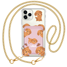 Load image into Gallery viewer, iPhone Magnetic Wallet Case - Poodle Squad 1.0
