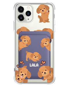 iPhone Magnetic Wallet Case - Poodle Squad 1.0