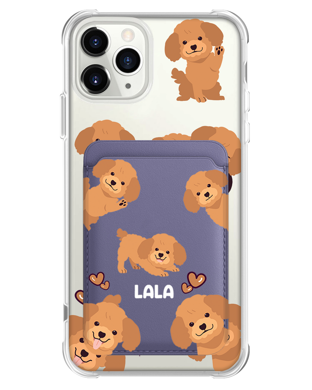 iPhone Magnetic Wallet Case - Poodle Squad 1.0