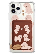 Load image into Gallery viewer, iPhone Magnetic Wallet Case - Poodle Squad 2.0
