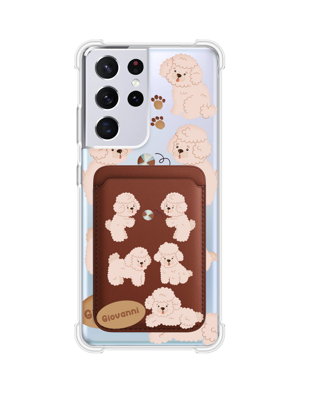 Android Magnetic Wallet Case - Poodle Squad 2.0