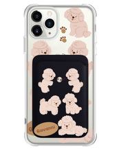 Load image into Gallery viewer, iPhone Magnetic Wallet Case - Poodle Squad 2.0
