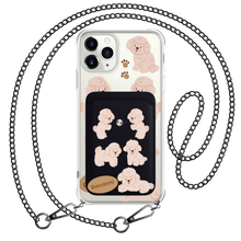 Load image into Gallery viewer, iPhone Magnetic Wallet Case - Poodle Squad 2.0
