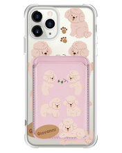 Load image into Gallery viewer, iPhone Magnetic Wallet Case - Poodle Squad 2.0
