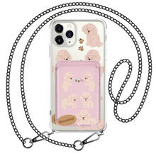 Load image into Gallery viewer, iPhone Magnetic Wallet Case - Poodle Squad 2.0
