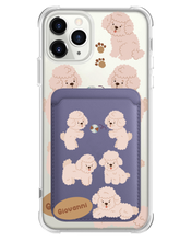 Load image into Gallery viewer, iPhone Magnetic Wallet Case - Poodle Squad 2.0
