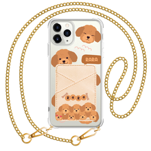 Load image into Gallery viewer, iPhone Phone Wallet Case - Poodle Squad 3.0
