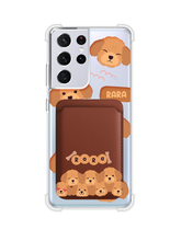 Load image into Gallery viewer, Android Magnetic Wallet Case - Poodle Squad 3.0
