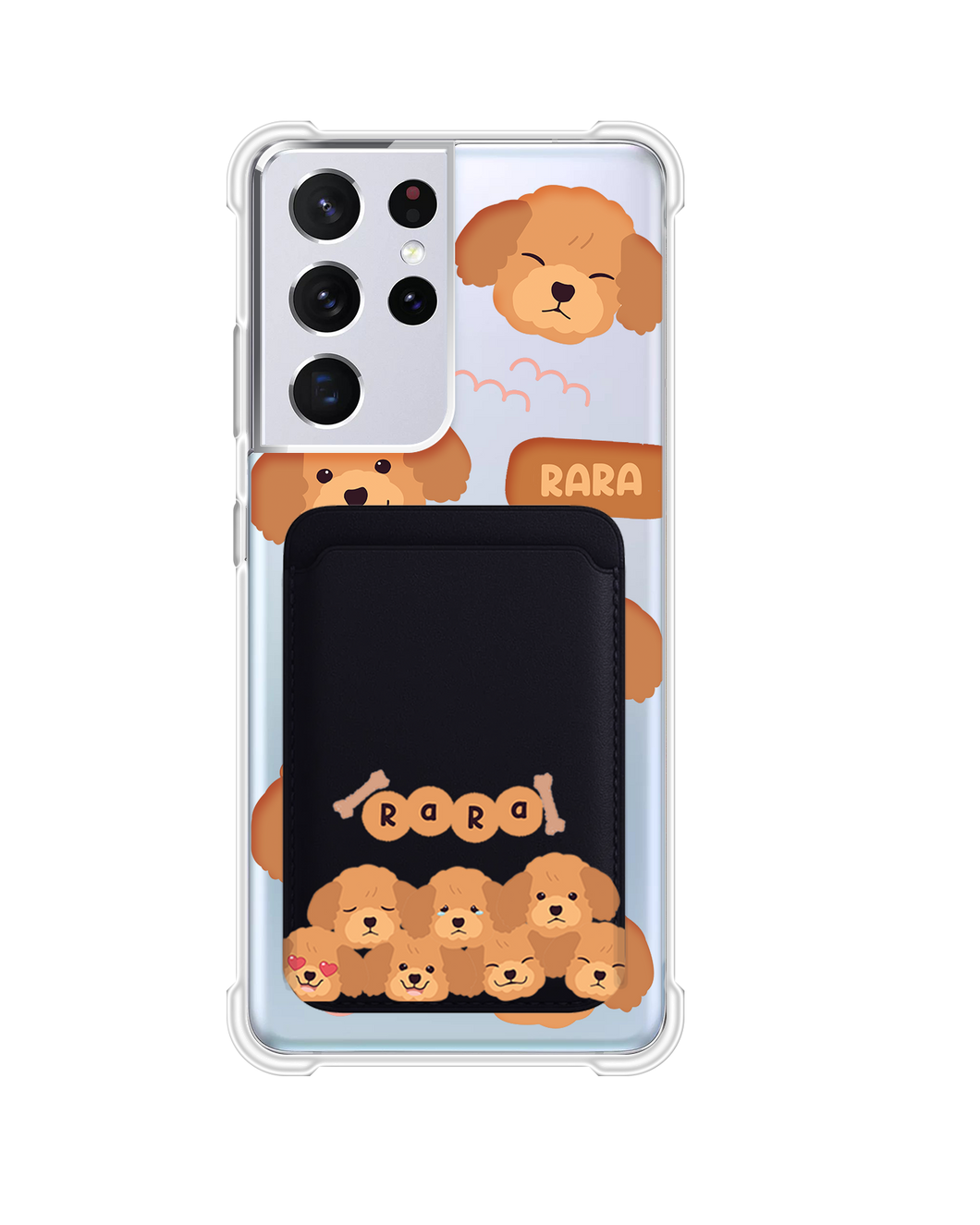 Android Magnetic Wallet Case - Poodle Squad 3.0