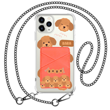 Load image into Gallery viewer, iPhone Phone Wallet Case - Poodle Squad 3.0
