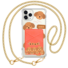 Load image into Gallery viewer, iPhone Phone Wallet Case - Poodle Squad 3.0
