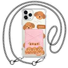 Load image into Gallery viewer, iPhone Phone Wallet Case - Poodle Squad 3.0
