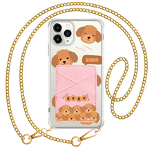 Load image into Gallery viewer, iPhone Phone Wallet Case - Poodle Squad 3.0
