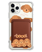 Load image into Gallery viewer, iPhone Magnetic Wallet Case - Poodle Squad 3.0
