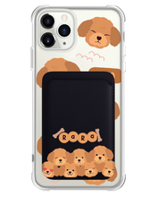 Load image into Gallery viewer, iPhone Magnetic Wallet Case - Poodle Squad 3.0
