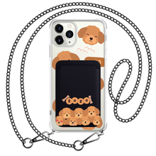 Load image into Gallery viewer, iPhone Magnetic Wallet Case - Poodle Squad 3.0
