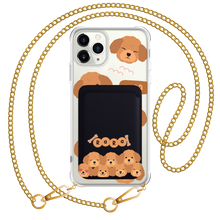 Load image into Gallery viewer, iPhone Magnetic Wallet Case - Poodle Squad 3.0
