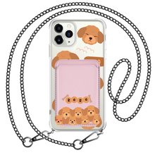 Load image into Gallery viewer, iPhone Magnetic Wallet Case - Poodle Squad 3.0
