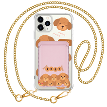 Load image into Gallery viewer, iPhone Magnetic Wallet Case - Poodle Squad 3.0
