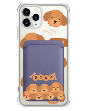 Load image into Gallery viewer, iPhone Magnetic Wallet Case - Poodle Squad 3.0
