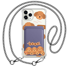 Load image into Gallery viewer, iPhone Magnetic Wallet Case - Poodle Squad 3.0
